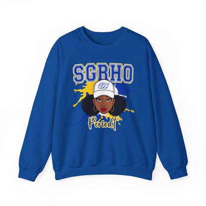 SGRho inspired HBCU Girl Unisex Heavy Blend™ Crewneck Sweatshirt