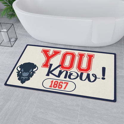 Howard University HU You Know! The Real HU Floor or Door Mat