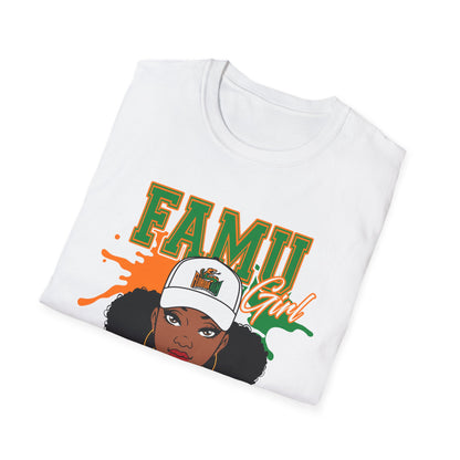 FAMU Rattlers: Florida AM University Girl Unisex Softstyle T-Shirt