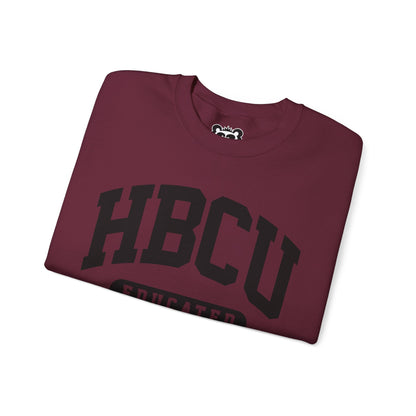 Custom Personalized HBCU Educated Unisex Heavy Blend™ Crewneck Sweatshirt gift for Students and Alumni