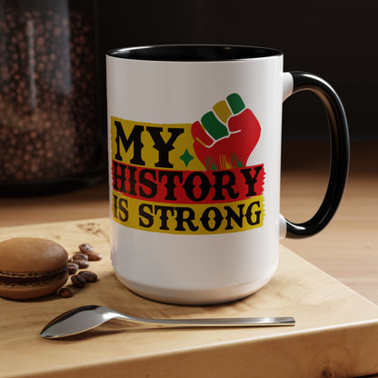 Empowering Accent Coffee Mug - Celebrate History, Black History Month Gift, Inspirational Coffee Cup, Drinkware for Activists, Proud [...]