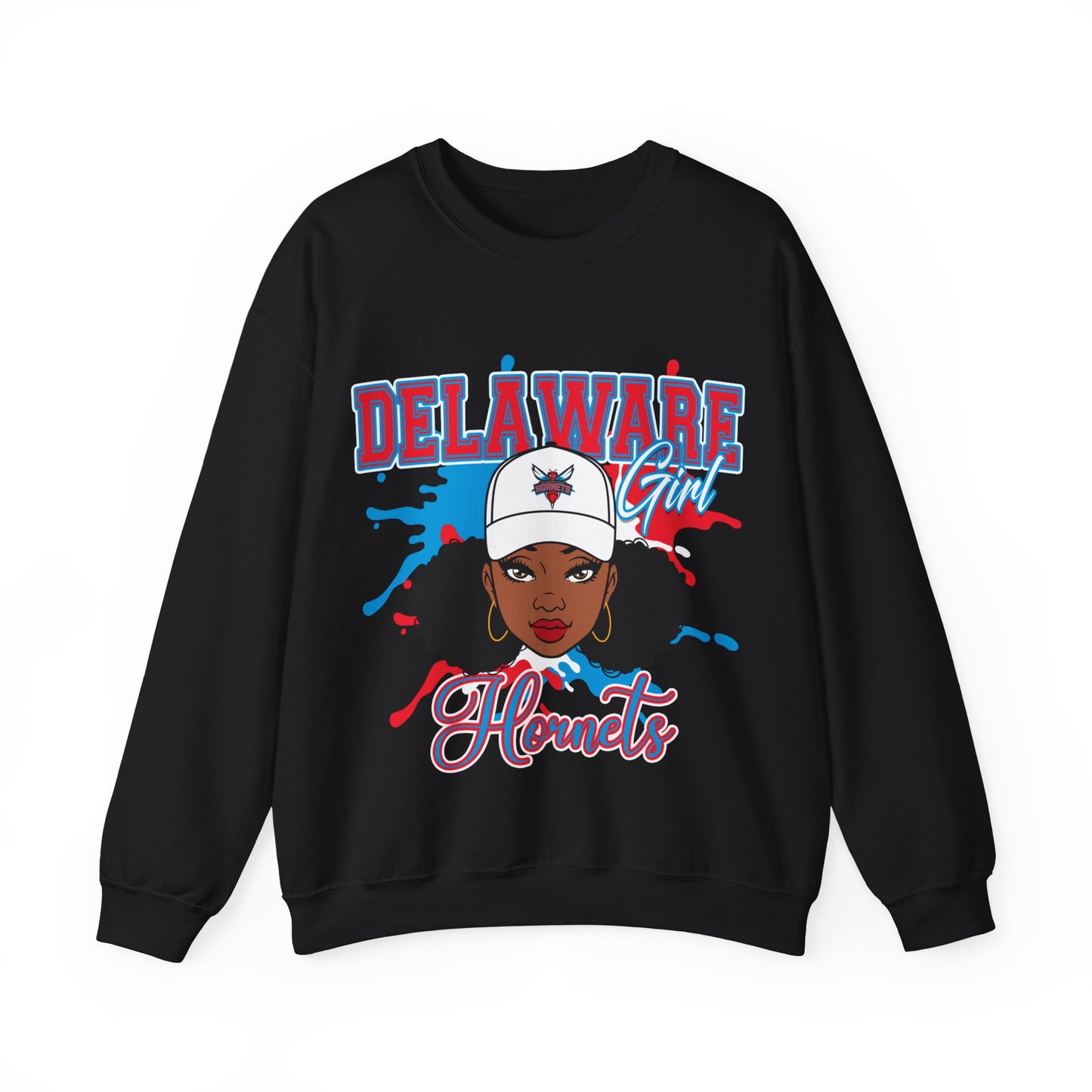 DS Hornets: Delaware State Hornets Unisex Heavy Blend™ Crewneck Sweatshirt