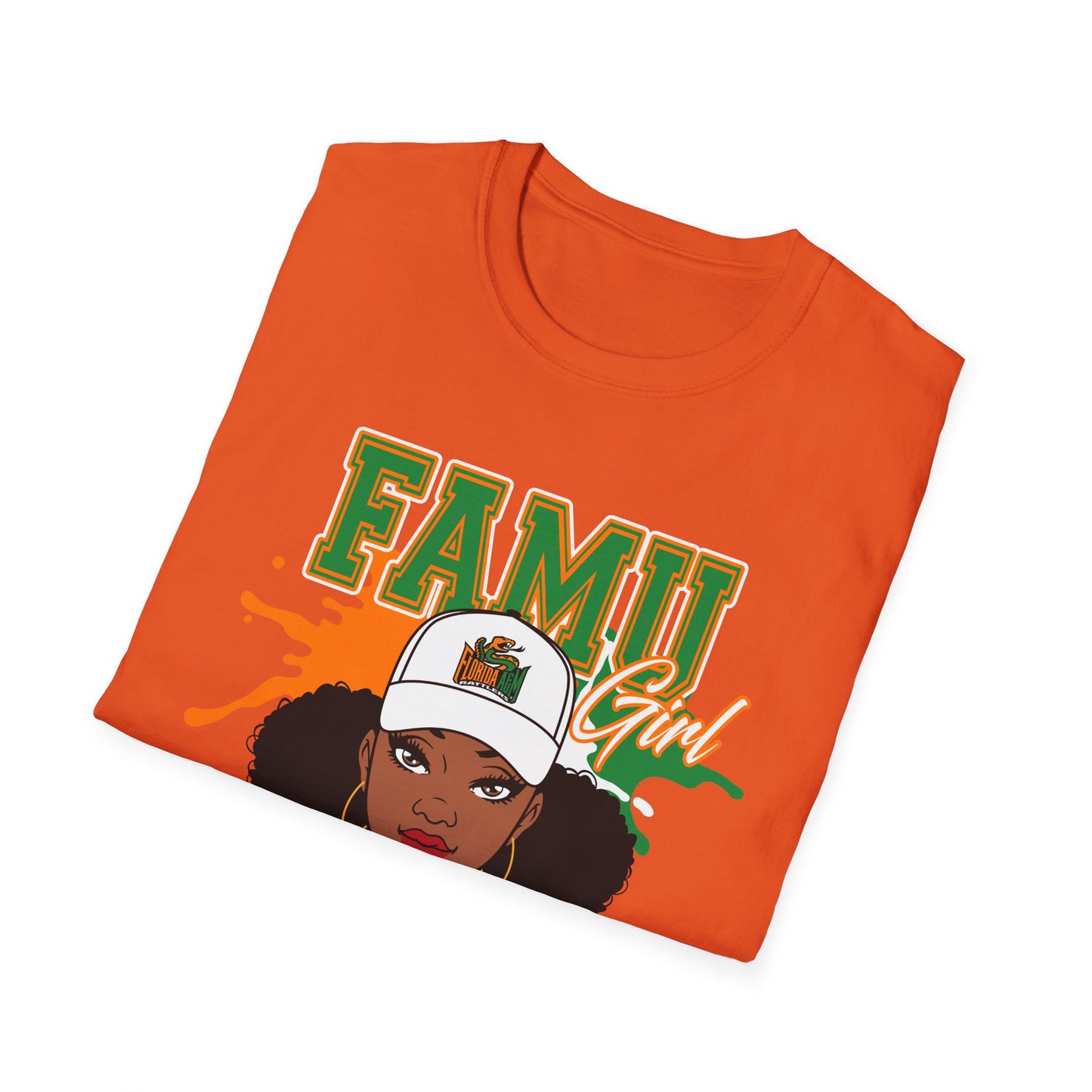 FAMU Rattlers: Florida AM University Girl Unisex Softstyle T-Shirt