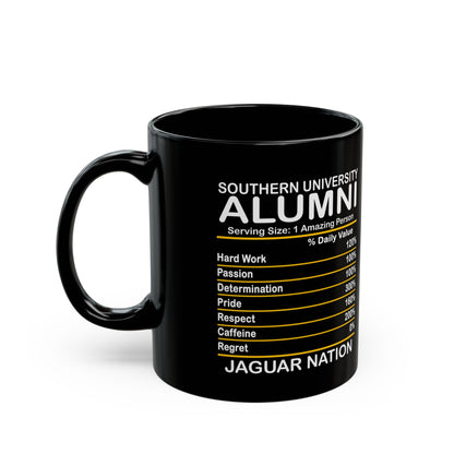 Jaguar Nation Southern U Alumni HBCU Black Mug (11oz)