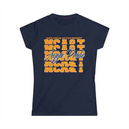 Women's NCAT Aggies Softstyle Tee