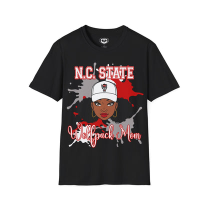 NC STATE Wolfpack Mom Unisex Softstyle T-Shirt