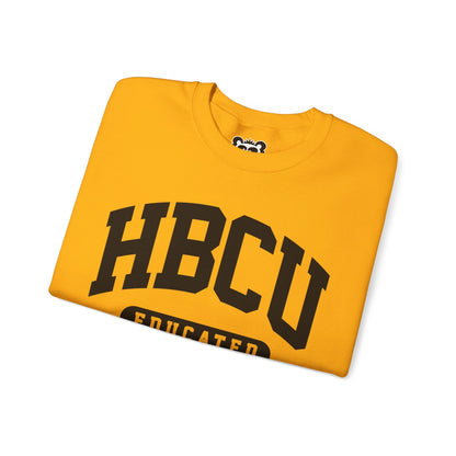 Custom Personalized HBCU Educated Unisex Heavy Blend™ Crewneck Sweatshirt gift for Students and Alumni