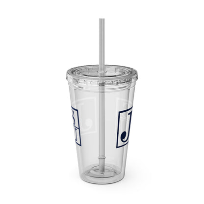 JSU Sunsplash Tumbler with Straw, 16oz