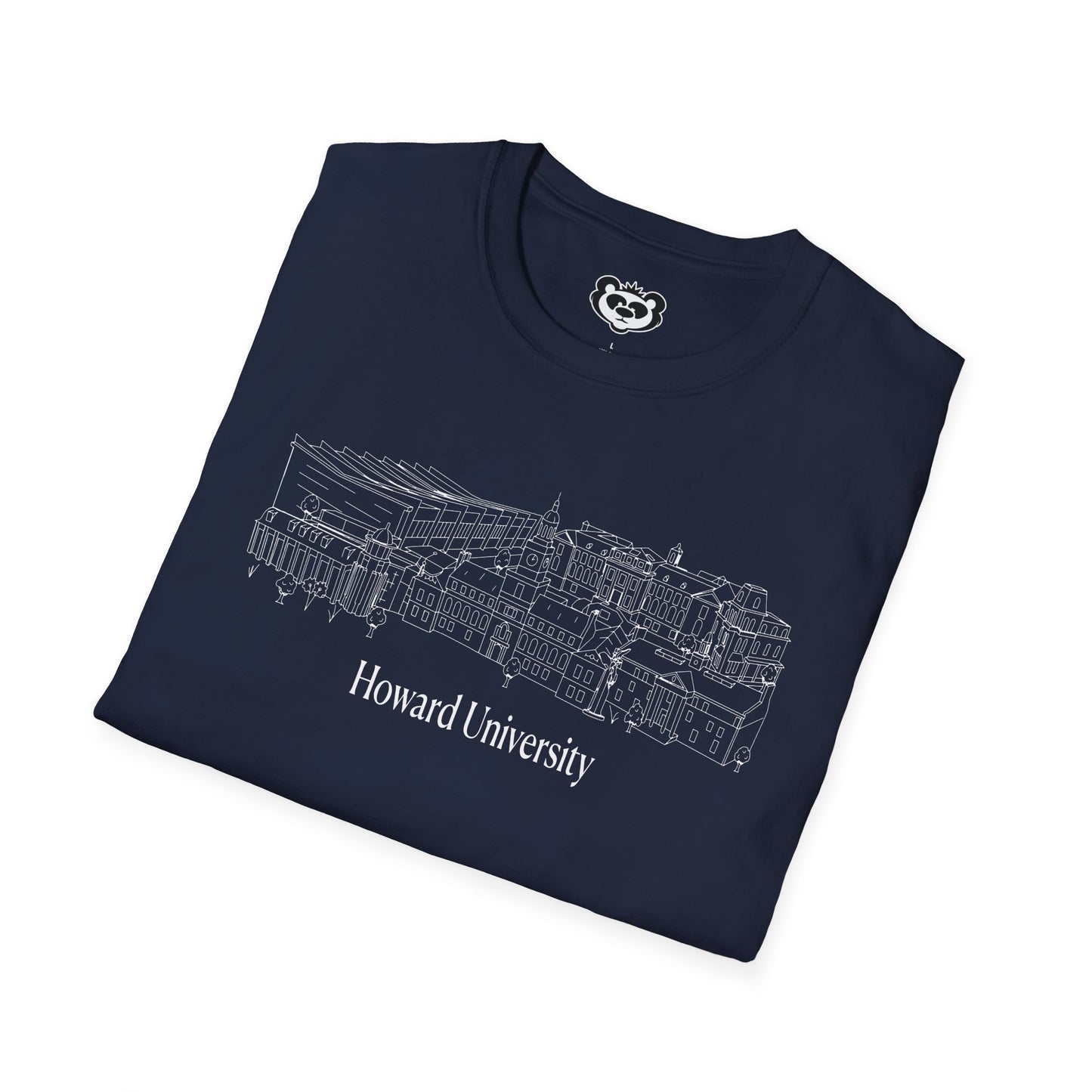 Howard University T-shirt, Howard University Skyline Canvas, Minimalist Shirt, Girlfriend Gift, Valentines Day Gift, Love Shirt, Gift Tee