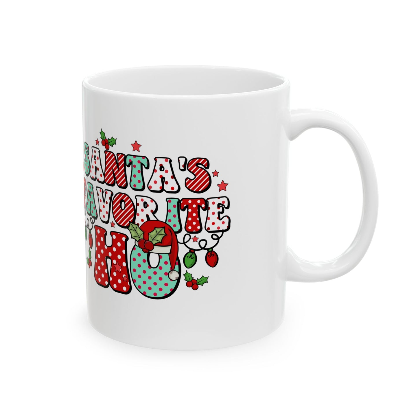 Santas Favorite Ho Funny Ceramic Mug 11oz