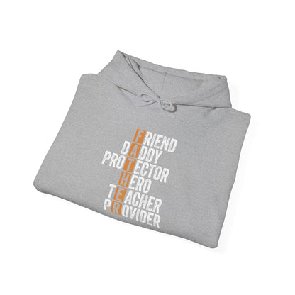 Gift for Dad, Friend, Daddy, Protector, Hero, Teacher, Provider Unisex Heavy Blend™ Hooded Sweatshirt the perfect present for Father's Day