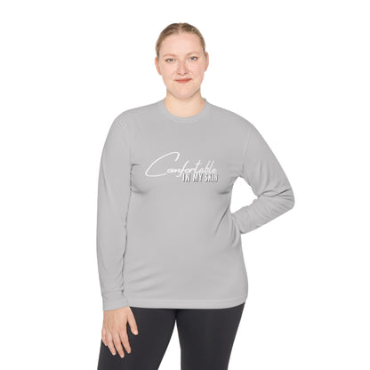 Comfortable in my Skin Unisex Lightweight Long Sleeve Tee