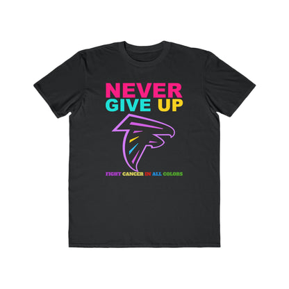 Atlanta Falcons  Never Give Up Cancer Awareness Tee