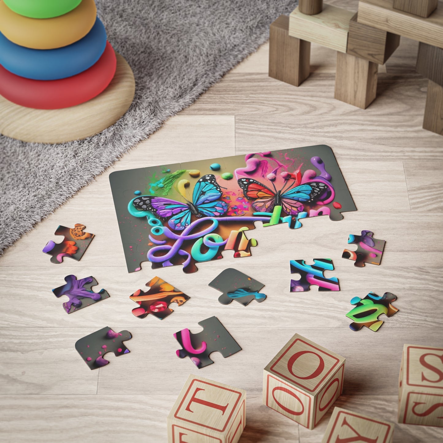 Custom Name Kids' Puzzle, 30-Piece