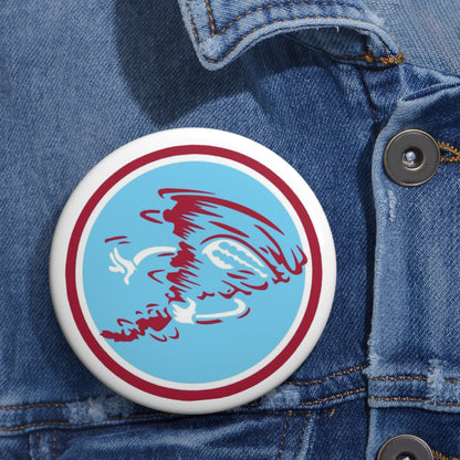 Pin Buttons - Talladega College TC Tornadoes Design