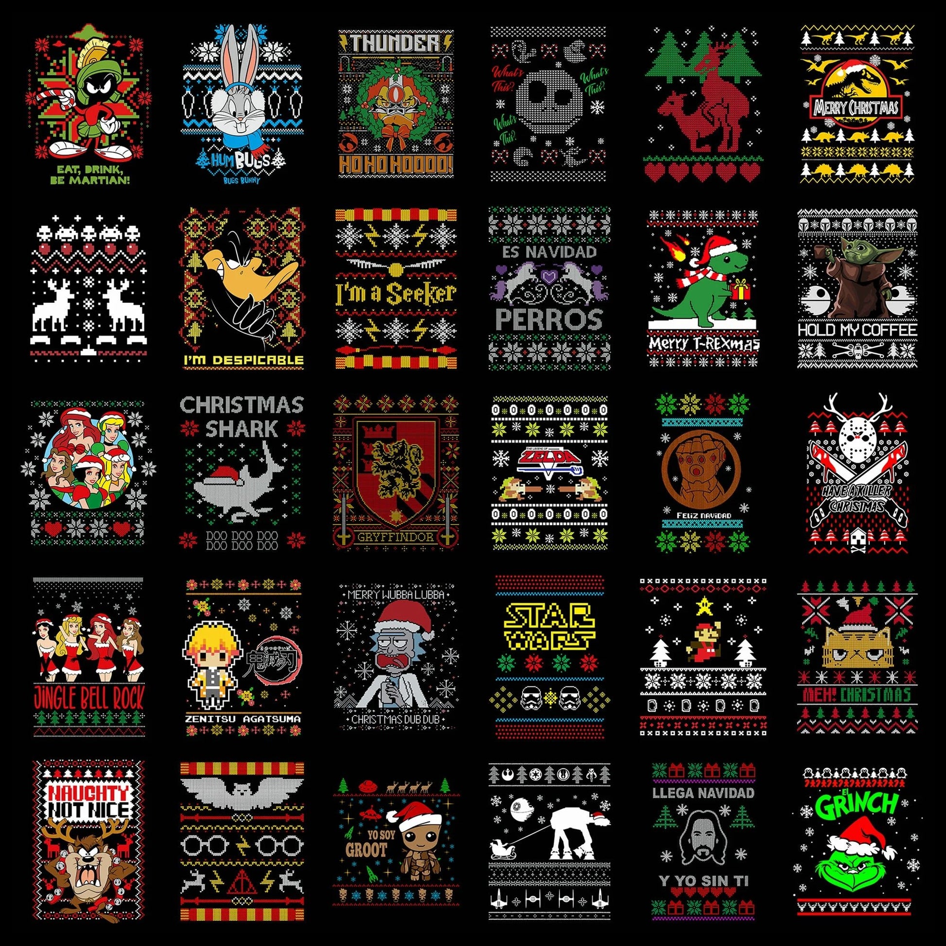 70 Christmas Ugly Sweater Designs - Art by the Andersons