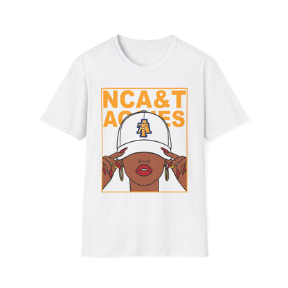 NCAT Aggies: North Carolina A&T State University Unisex Softstyle T-Shirt Gift For Her