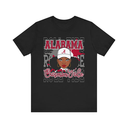 Alabama University Roll Tide Unisex Jersey Short Sleeve Tee