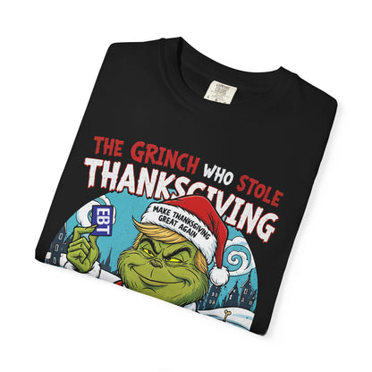 Grinch Thanksgiving T-Shirt — "The Grinch Who Stole Thanksgiving" Holiday Tee