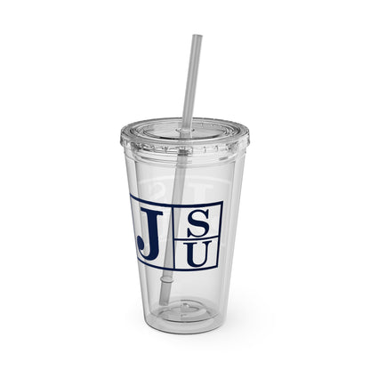 JSU Sunsplash Tumbler with Straw, 16oz