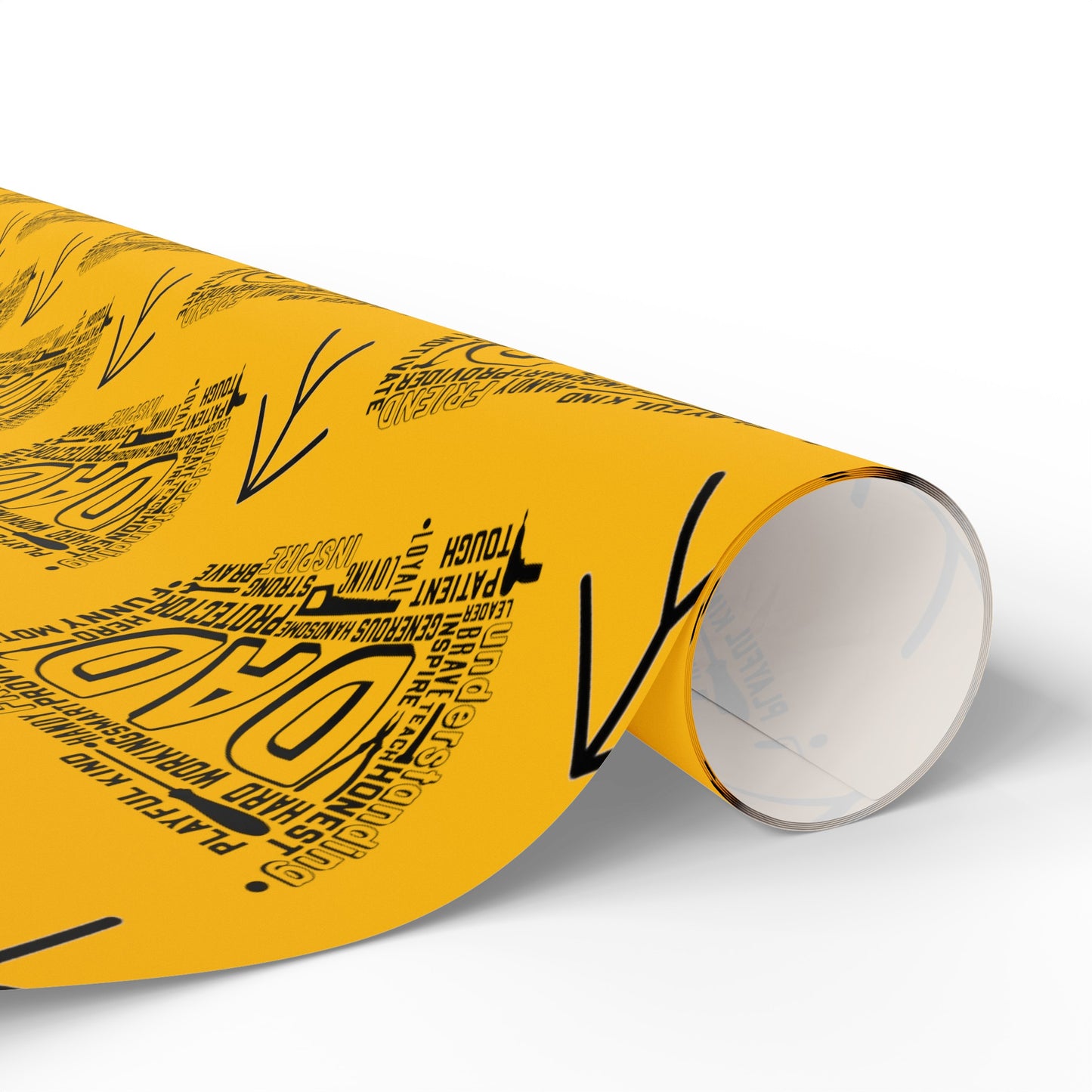 Handy Man Yellow Father's Day Dad Gift Wrapping Papers for Him from Her for any Occasion