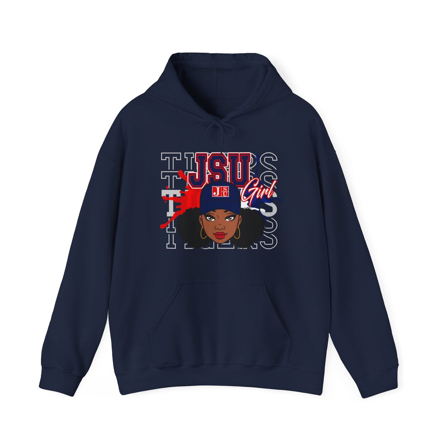 JSU Tigers: Jackson State University  JSu Tigers Unisex Heavy Blend™ Hooded Sweatshirt