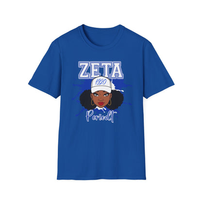 Zeta inspired HBCU Girl Unisex Softstyle T-Shirt