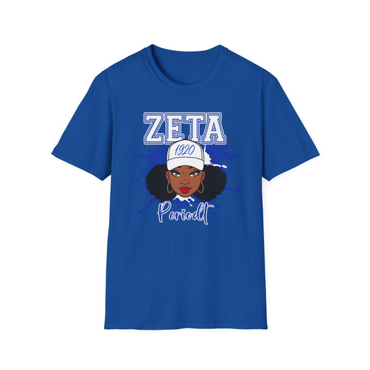 Zeta inspired HBCU Girl Unisex Softstyle T-Shirt