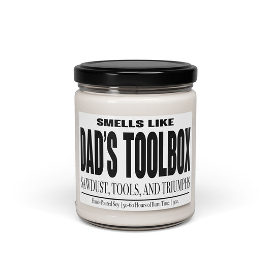 Funny Gift for Dad, Smells like Dad's Toolbox Soy Candle, Father's Day Gift, Birthday Gift for Dad