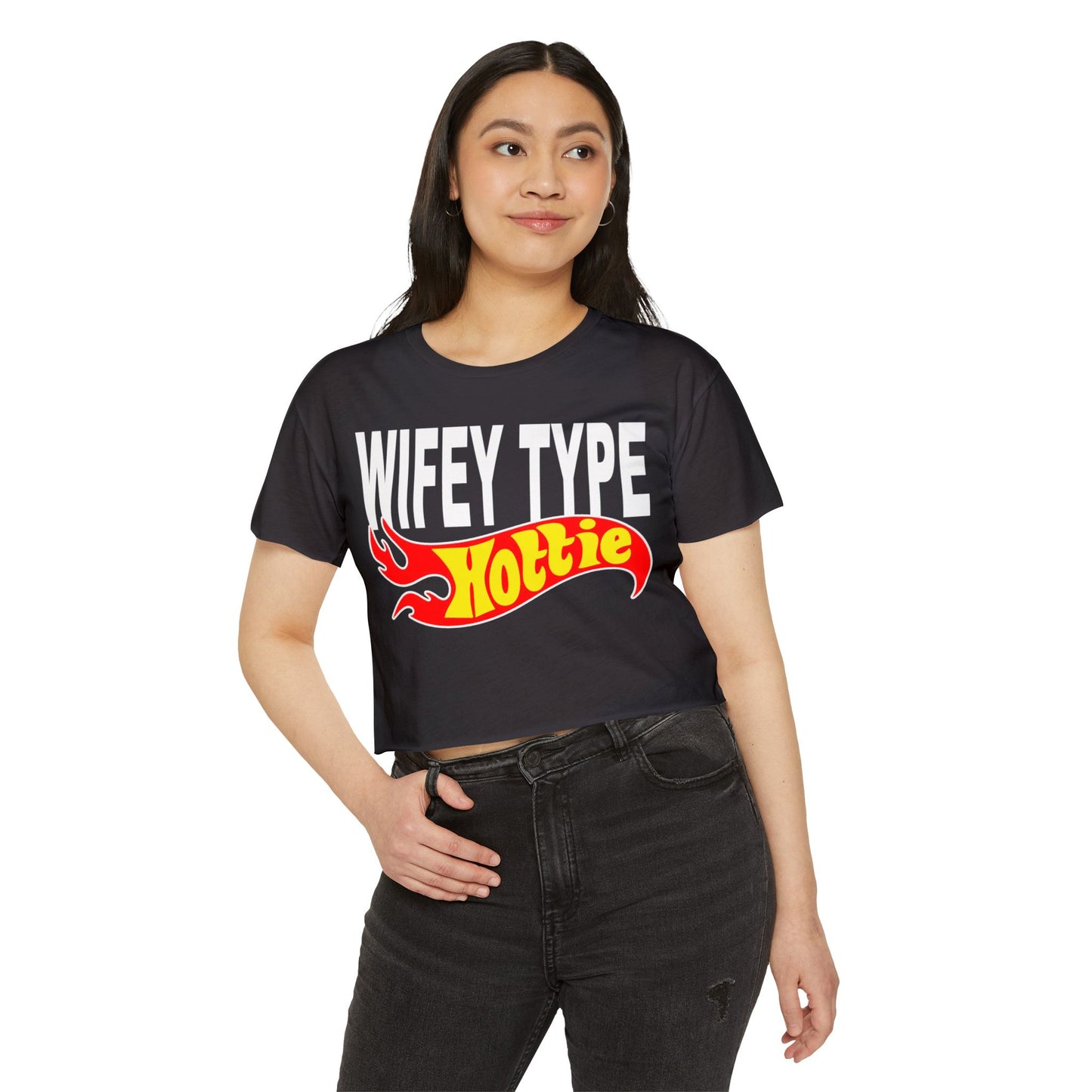 Wifey Type Hottie Women's Festival Crop Top Gift For Her