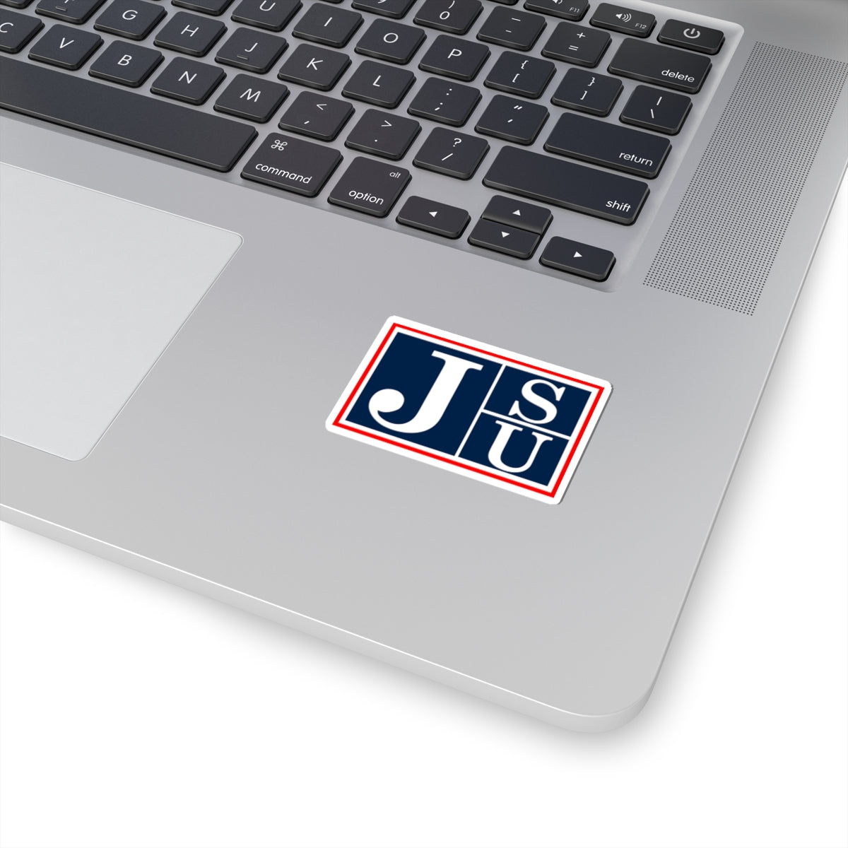 JSU Tigers: Block Jackson State University Red Trim Kiss-Cut Stickers