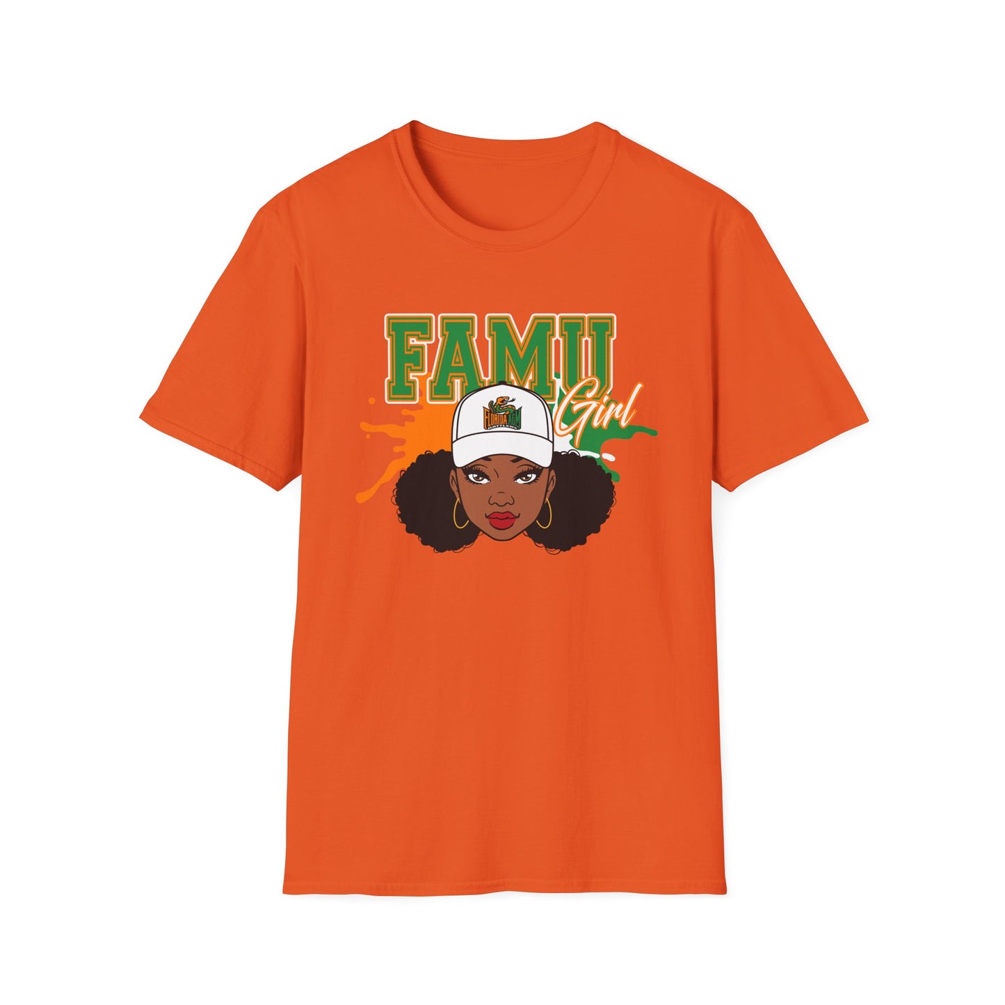 FAMU Rattlers: Florida AM University Girl Unisex Softstyle T-Shirt