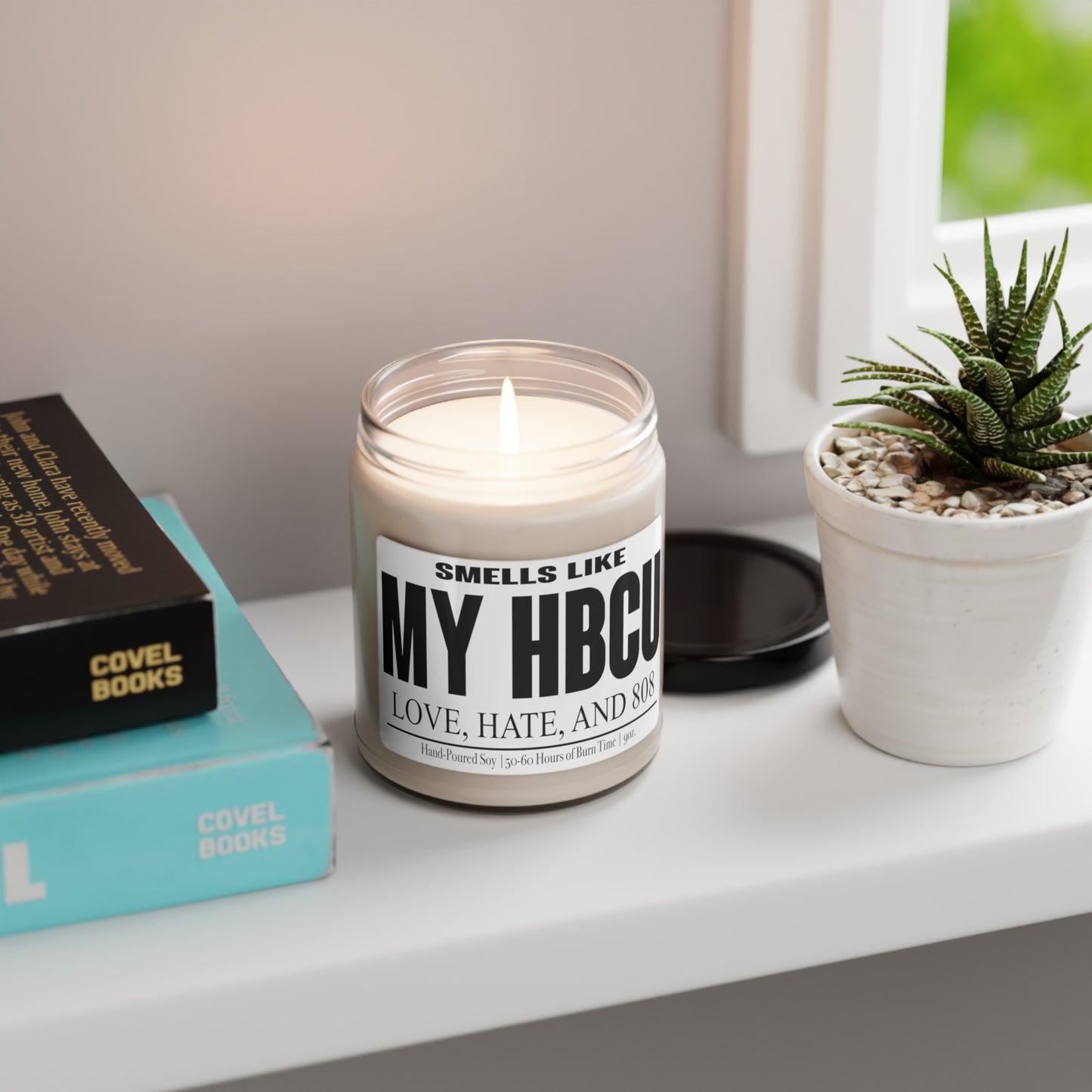 Smells like my HBCU Scented Soy Candle, 9oz Gift for Him or Her, Mom or Dad Gift