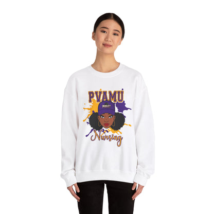 PVAMU Panthers: Prairie View AM Nursing Unisex Heavy Blend™ Crewneck Sweatshirt