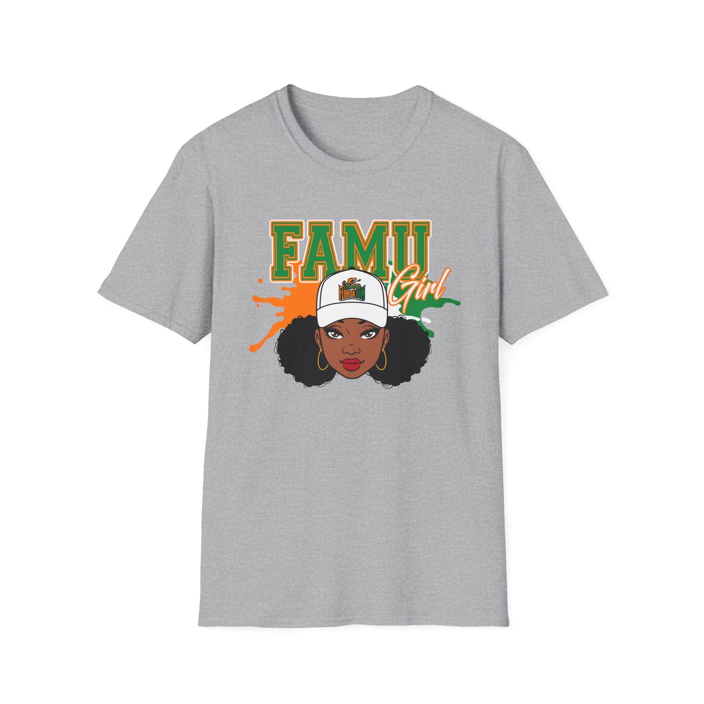 FAMU Rattlers: Florida AM University Girl Unisex Softstyle T-Shirt