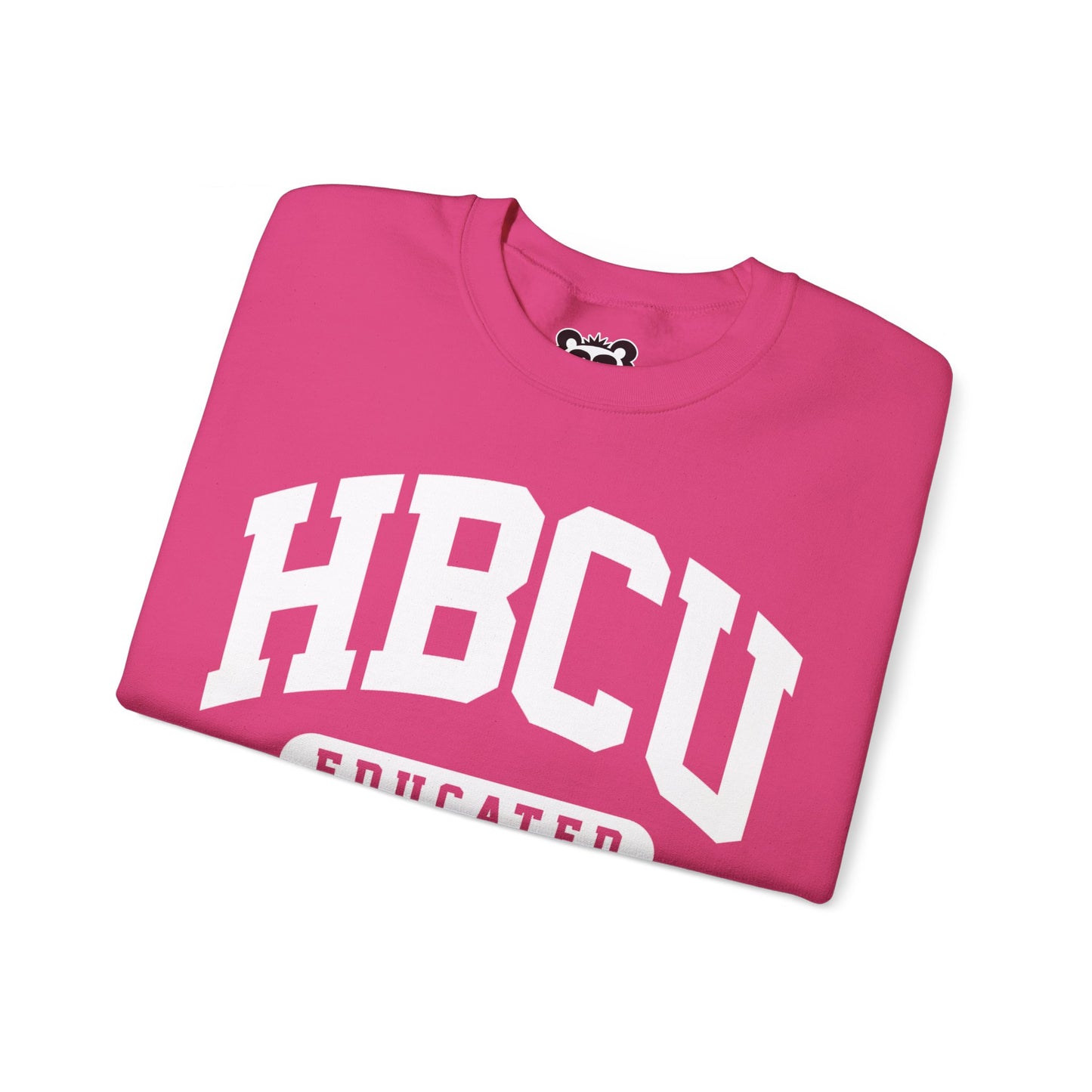 Custom Personalized HBCU Educated Unisex Heavy Blend™ Crewneck Sweatshirt gift for Student and Alumni.