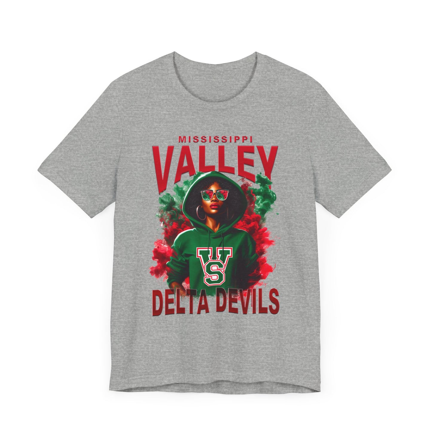 Mississippi Valley Delta Devils Unisex Jersey Short Sleeve Tee