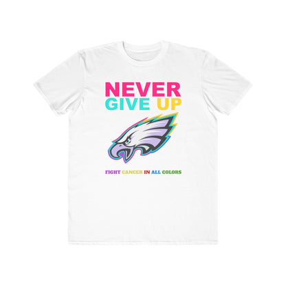 Eagles  Never Give Up Cancer Awareness Tee