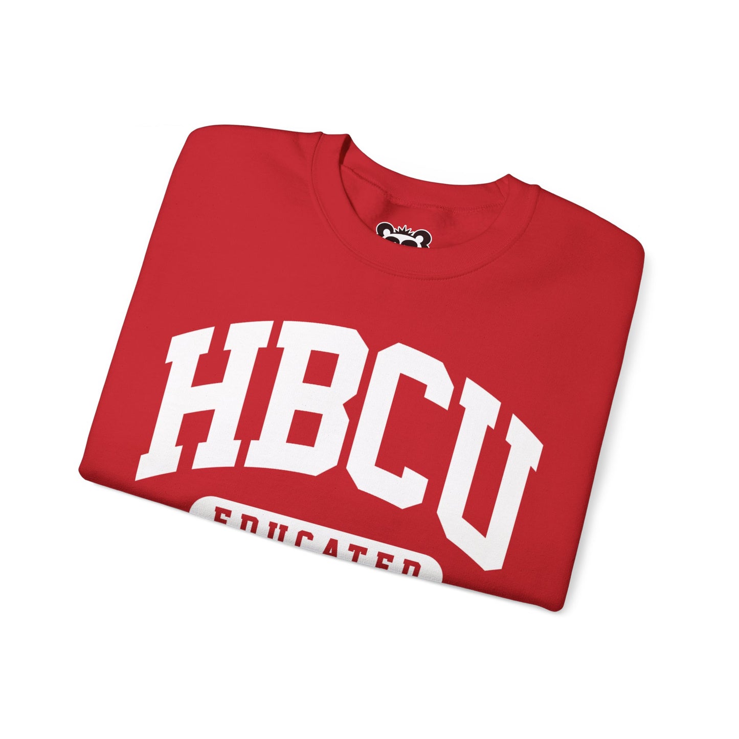 Custom Personalized HBCU Educated Unisex Heavy Blend™ Crewneck Sweatshirt gift for Student and Alumni.