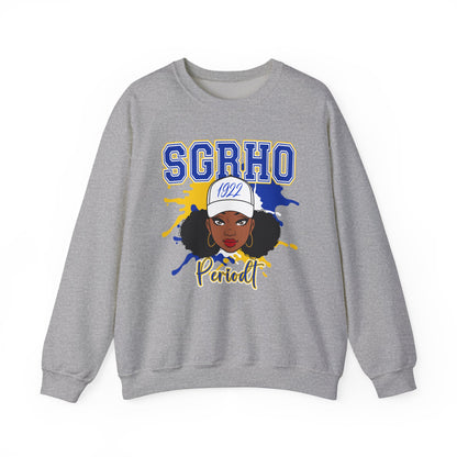 SGRho inspired HBCU Girl Unisex Heavy Blend™ Crewneck Sweatshirt