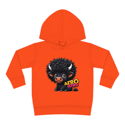 Afro Cows Toddler Pullover Fleece Hoodie - Art by the Andersons