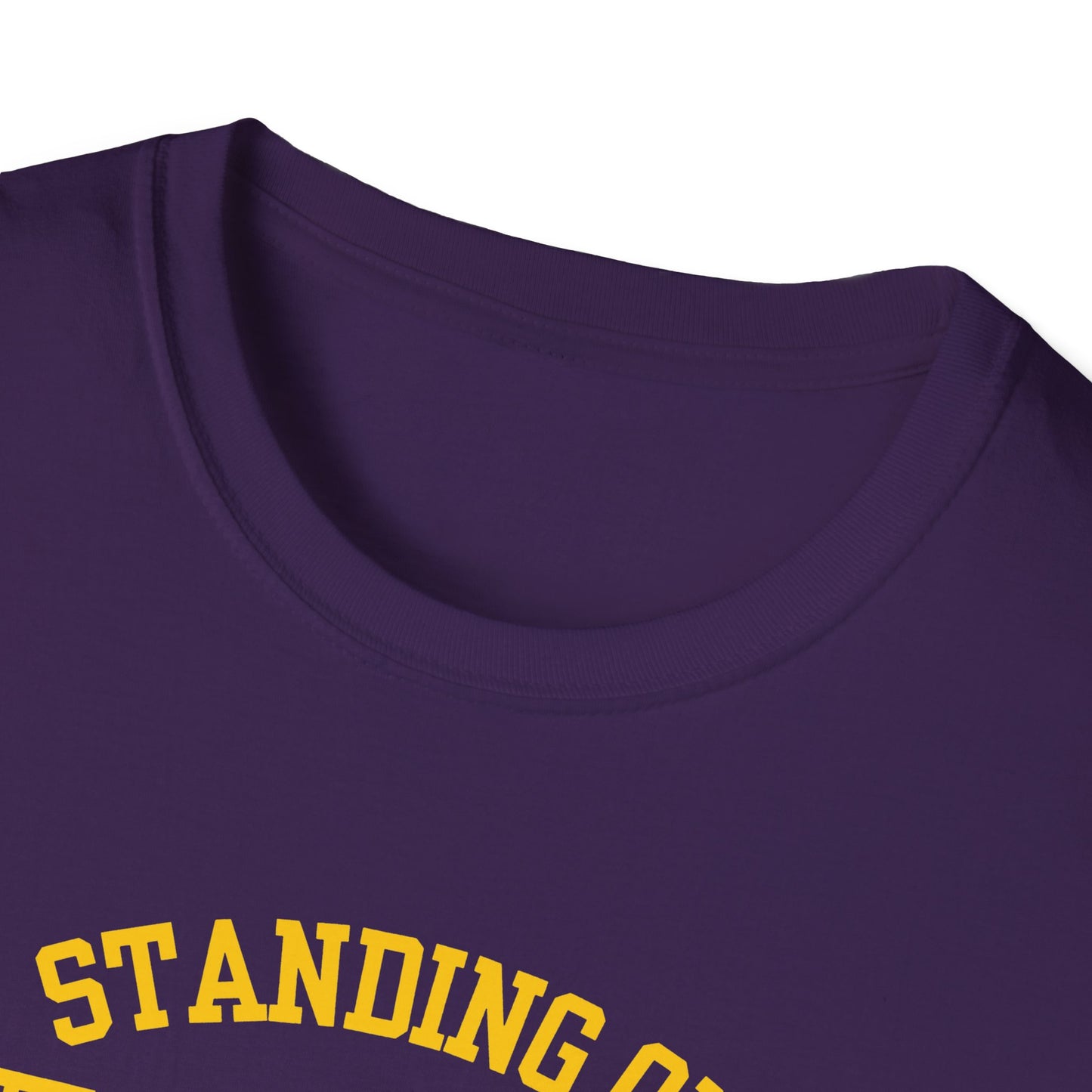 PQC Tigers: Paul Quin College Standing on Business Unisex Softstyle T-Shirt