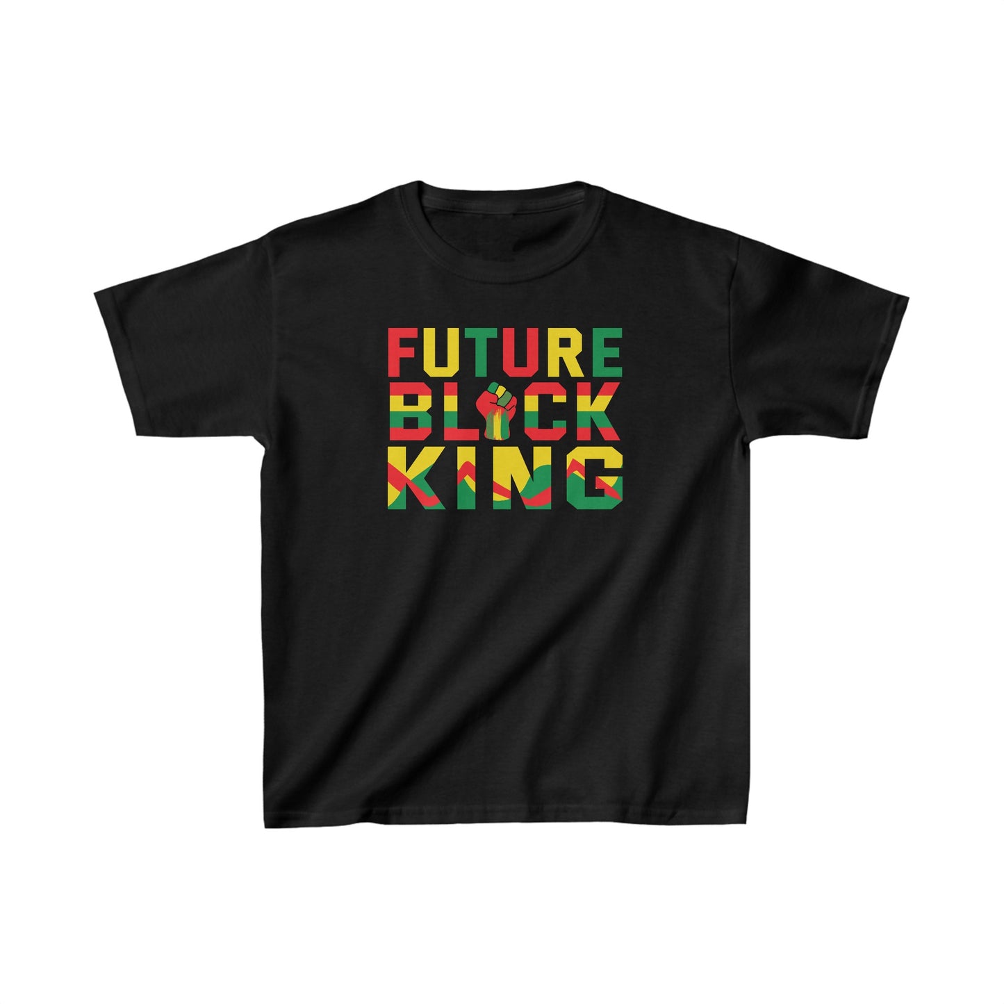 FUTURE BLACK KING Kids Heavy Cotton™ Tee