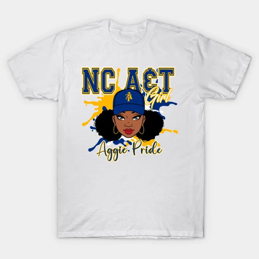 Aggie Pride – North Carolina A&T State University Girl Digital Download (PNG File)