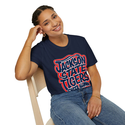 Stylish Jackson State Tigers Cheer Alumni T-Shirt, Unisex Tee, College Apparel, Game Day Wear, Fan Merchandise, Gift for Alumni