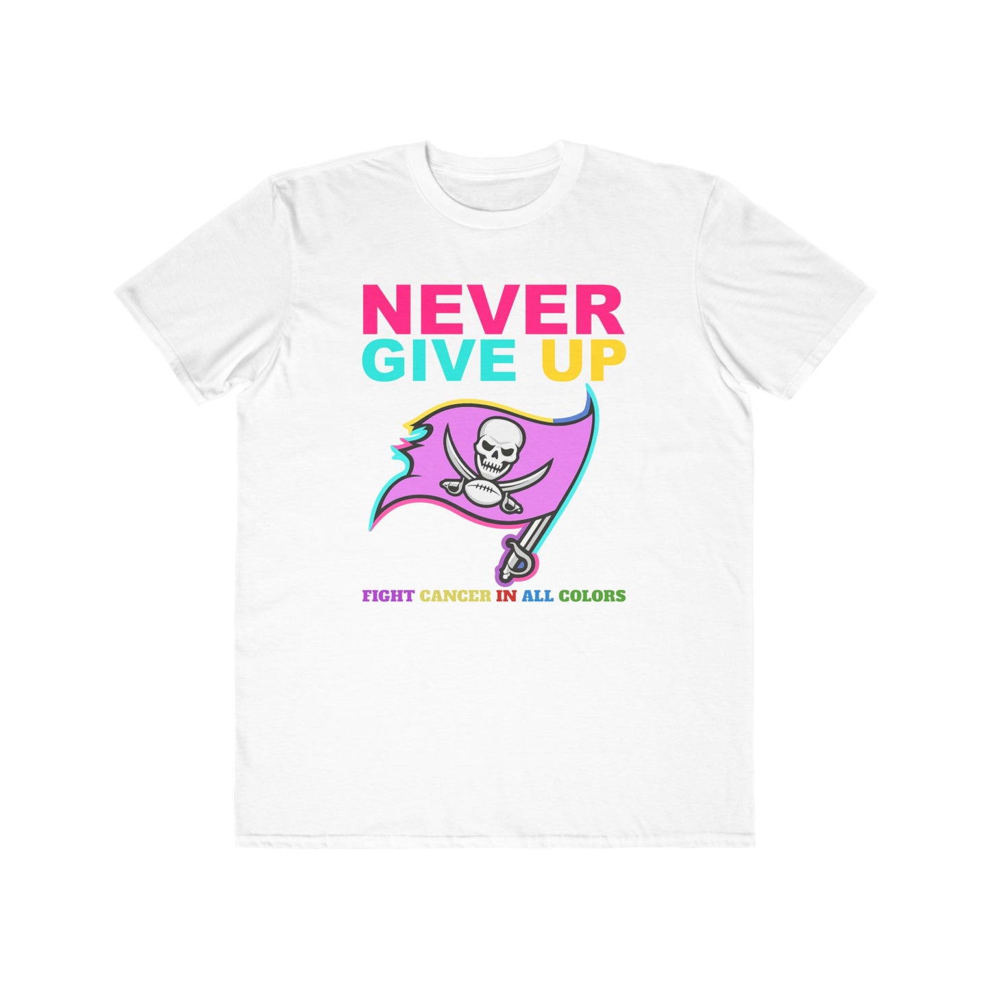 Tampa Bay  Never Give Up Cancer Awareness Tee