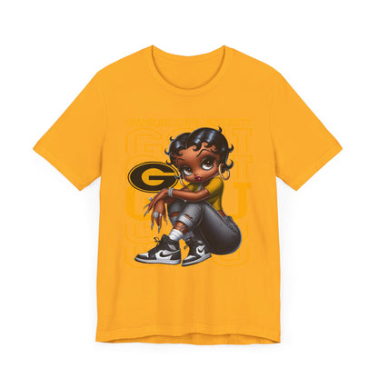 GSU Tigers: Grambling State University Sneakerhead Betty Boop Unisex Jersey Short Sleeve Tee Gift for Student and Alumni