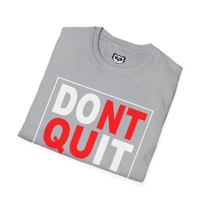 Don't Quit Manifest It Manifestation Unisex Softstyle T-Shirt Master Mind Gift