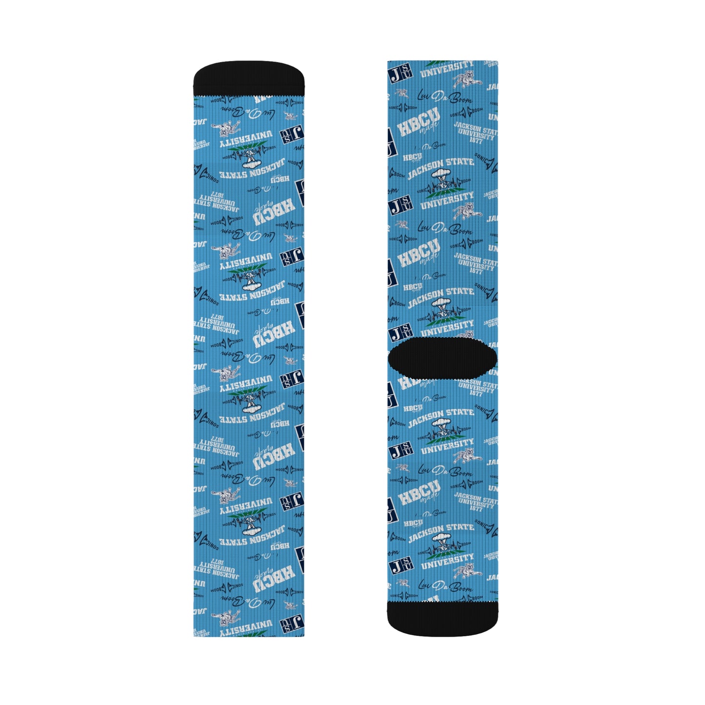 Sublimation Socks - JSU Sonic Boom of the South Design