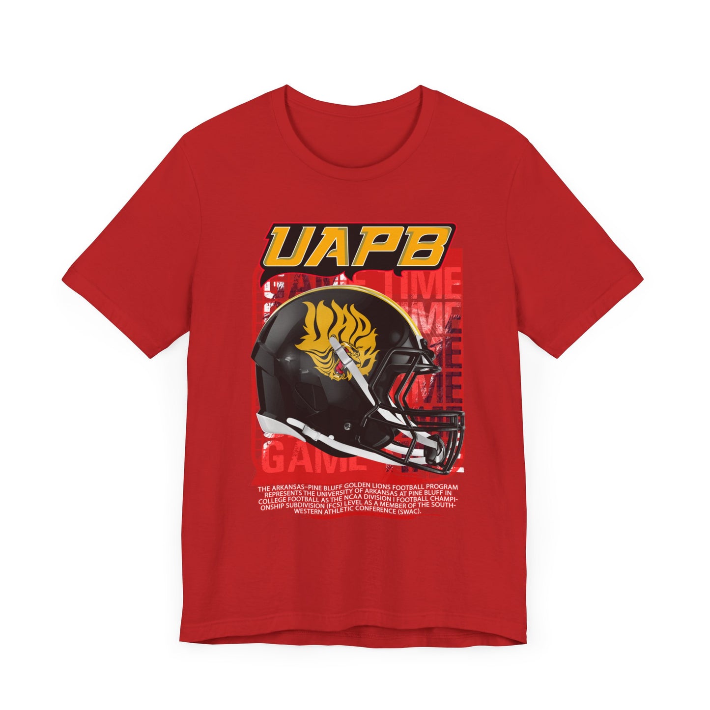 UAPB Arkansas Lions Game Day Tee: Pine Bluff Golden Lions Game Day football Unisex Jersey Short Sleeve Tee